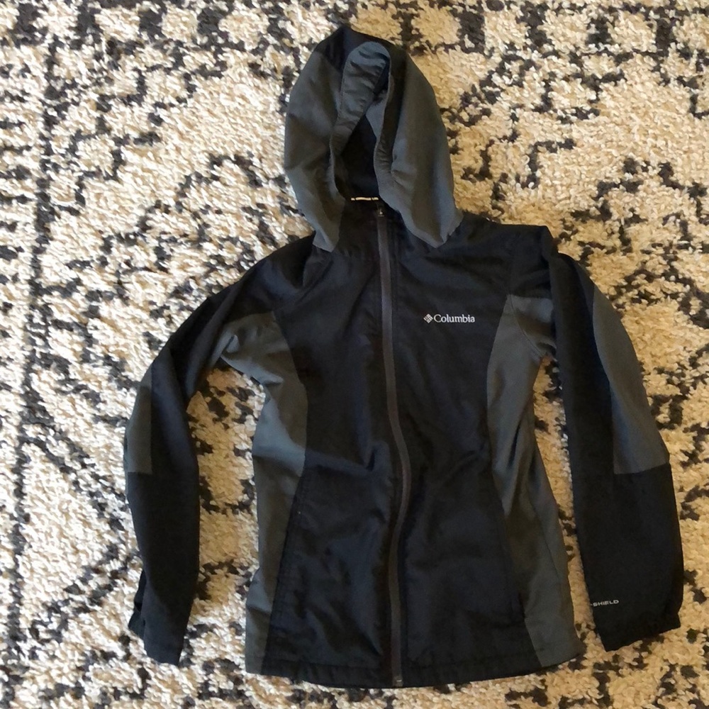 Columbia Boys Rain Jacket Sz Medium